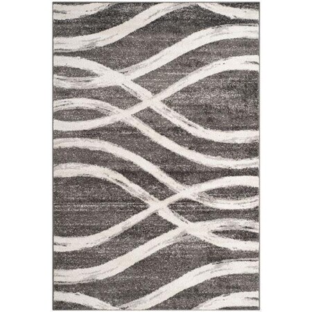 Safavieh Adirondack Accent Area Rug, Charcoal and Ivory - 2 ft.-6 in. x 4 ft. ADR125R-24
